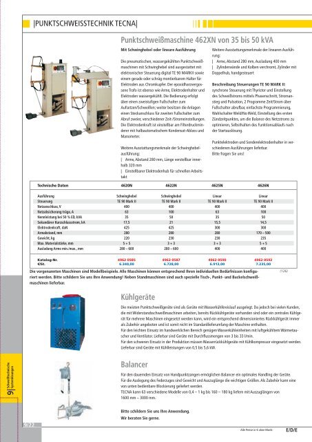 Schweißtechnik 2009 / 2010 - EW NEU GmbH Worms/Speyer ...