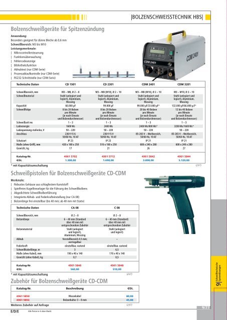 Schweißtechnik 2009 / 2010 - EW NEU GmbH Worms/Speyer ...