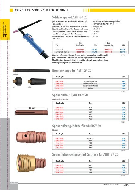 Schweißtechnik 2009 / 2010 - EW NEU GmbH Worms/Speyer ...