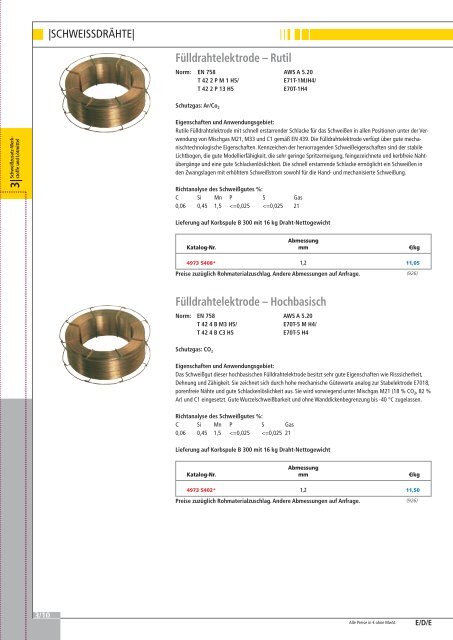 Schweißtechnik 2009 / 2010 - EW NEU GmbH Worms/Speyer ...