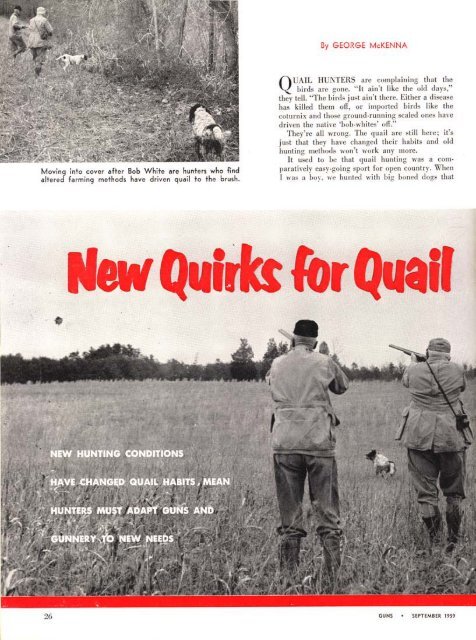 GUNS Magazine September 1959