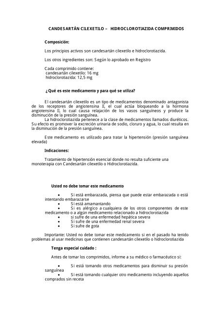 Medicamentos utilizados para curar la hipertensión Medicamentos utilizados para curar la hipertensión