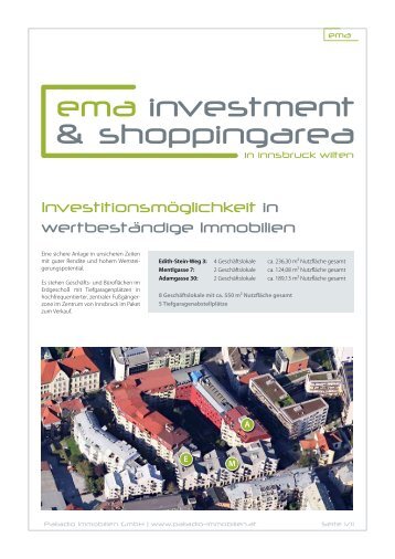 Informationsbroschüre - Palladio Immobilien GmbH