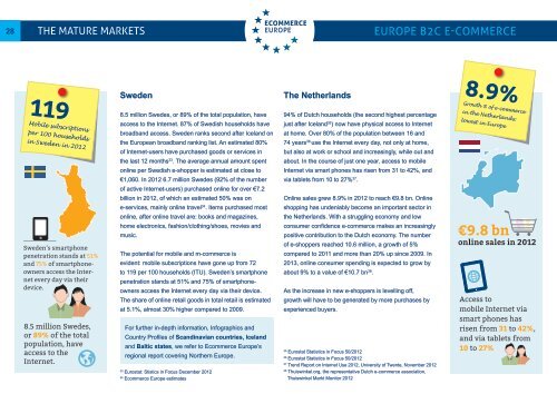 Europe B2C Ecommerce Report 2013