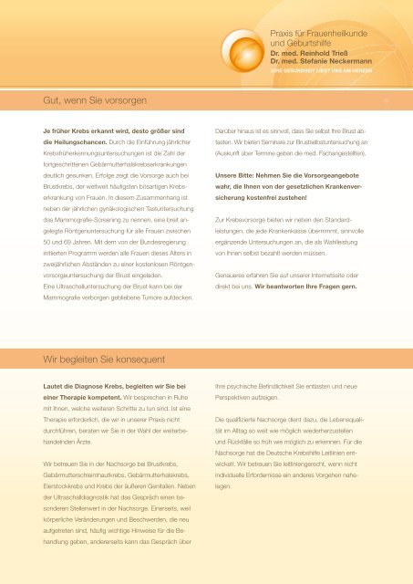Imagebroschüre der Praxis (PDF-Datei, 2,5 Mb)