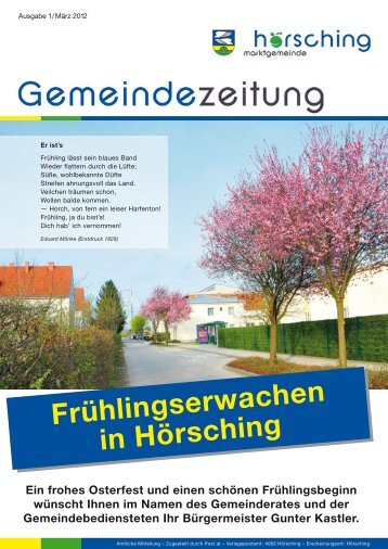 Gemeindezeitung März 2012 - Schachverein Hörsching