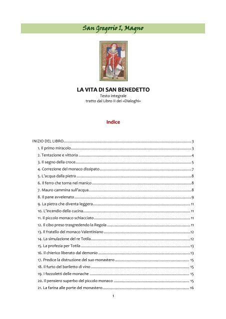 Scarica I Dialoghi di san Gregorio Magno in PDF - Cammino di San ...