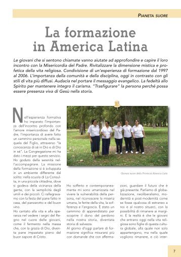 La formazione in America Latina - Suore Domenicane di Santa ...