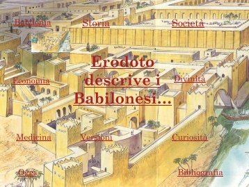 Erodoto descrive i Babilonesi…
