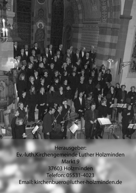 hier - Ev.-luth. Kirchengemeinde Luther Holzminden