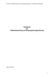 Handbuch zur Stellenbewertung und ... - IVGM eV