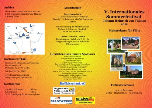 V. Internationales Sommerfestival - Karsten Henschel