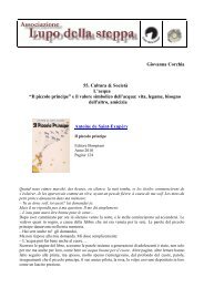 Giovanna Corchia 55. Cultura & Società L'acqua “Il piccolo principe ...