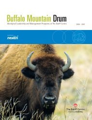 Buffalo Mountain Drum - The Banff Centre