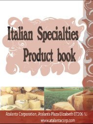 Italian Specialty Book - Atalanta Corporation