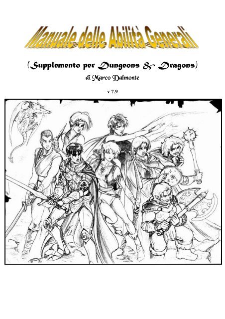 Manuale delle Abilità Generali v 7.3 - Mystara