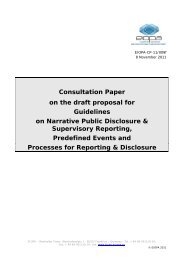 Consultation Paper on the draft proposal for ... - Eiopa - Europa