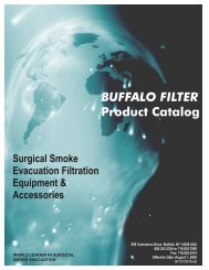 BUFFALO FILTER Product Catalog - LaserPoint AG