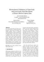 Biomechanical Validation of Upper-body and Lower-body Joint - UPC