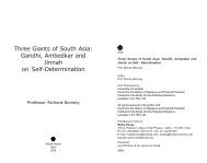 Three Giants of South Asia: Gandhi, Ambedkar and Jinnah on Self ...