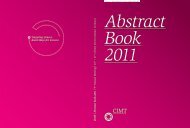 Abstract Book 2011 - CIMT Annual Meeting 2013