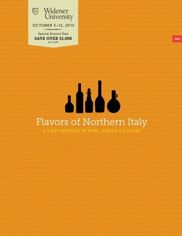 Flavors of Northern Italy - Orbridge