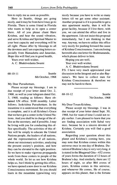 Letters from Srila Prabhupada Vol.1 1947-1969 (in pdf) - Krishna Path