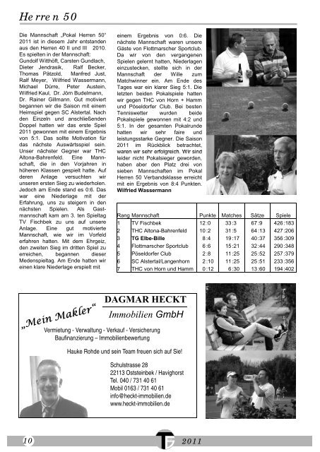 Saisonreport 2011 - Tennisgemeinschaft Elbe-Bille e.V.