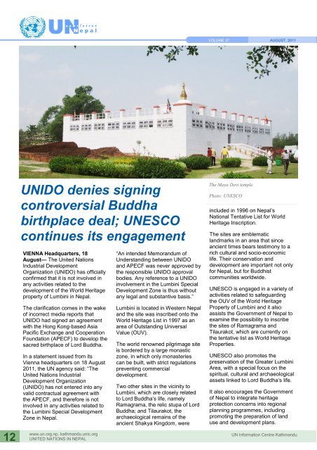 Download Newsletter - United Nations Information Centres