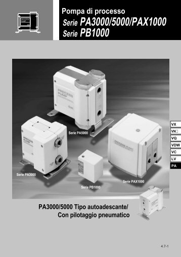 Serie PA3000/5000/PAX1000