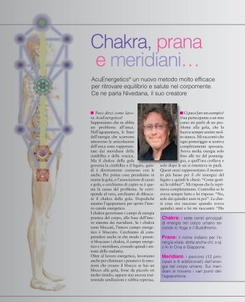 Chakra, prana e meridiani… - AcuEnergetics