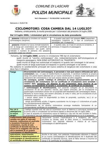Notiziario N. 05/06 P.M. Scarica - Comune di Lascari