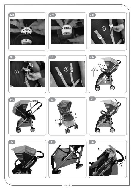 PASSEGGINO - Istruzioni di montaggio PUSHCHAIR ... - Babyzone