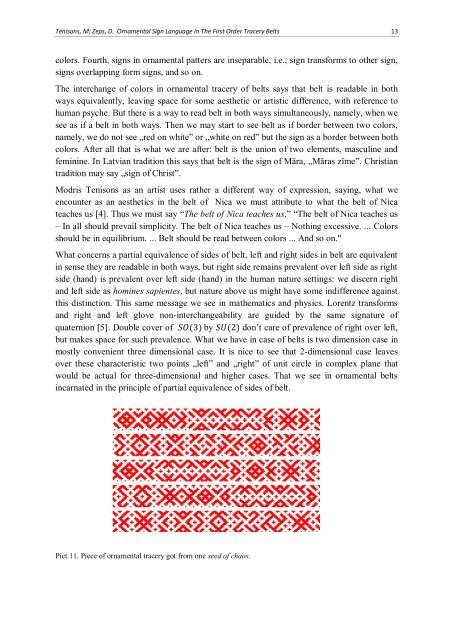 ornamental sign language in the first order tracery belts - DSpace