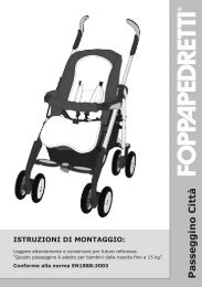 Passeggino Città - Club Foppapedretti