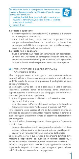 Scarica la Carta dei Diritti del Passeggero - Enac