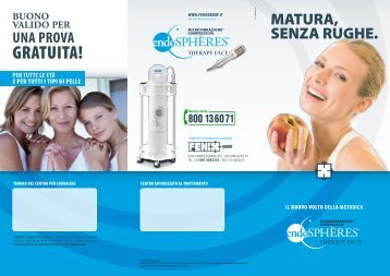 Flyer Trattamento Viso - EndoSphères® Therapy