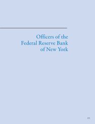 Officers of the Federal Reserve Bank of New York