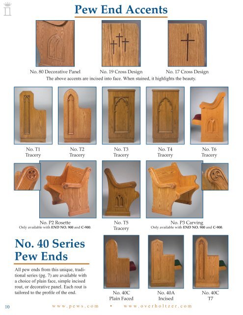 Imperial Pew Catalog - Imperial Woodworks, Inc.