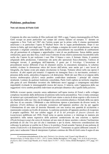 Pulsione, pulsazione - Paolo Gioli