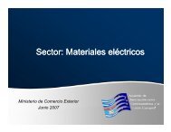 Sector: Materiales eléctricos - Acuerdo de Asociación entre ...