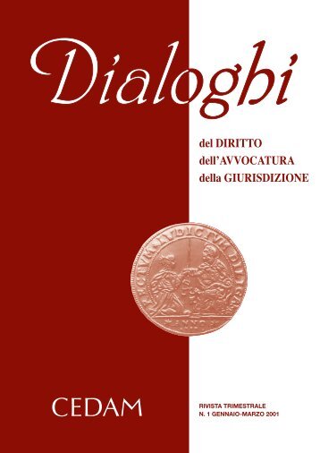 Dialoghi n. 2001/1 (gennaio-marzo 2001)
