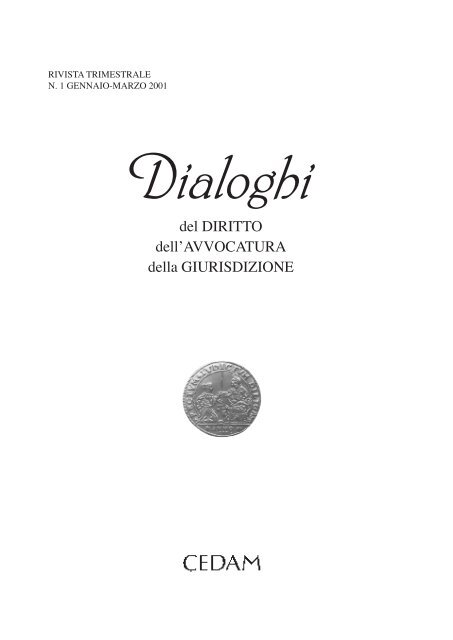 Dialoghi n. 2001/1 (gennaio-marzo 2001)