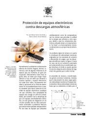 Protección de equipos electrónicos contra descargas atmosféricas