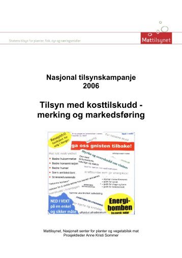 rapporten - Mattilsynet