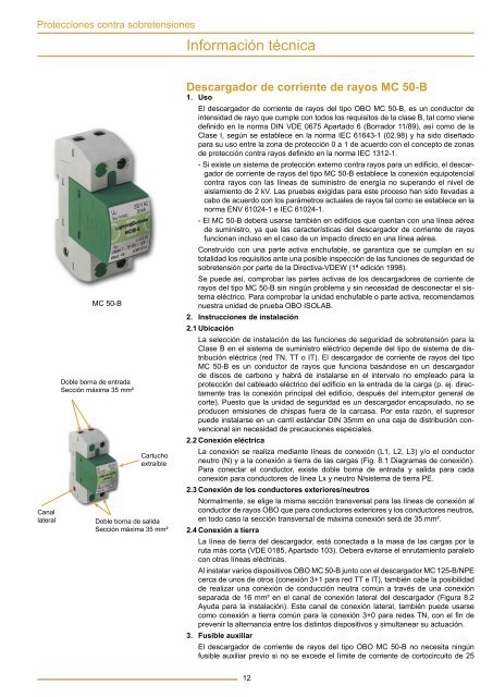 Información técnica - Obo.es