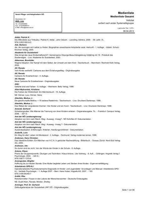 Bucherliste Mit Gesamtubersicht Plan B