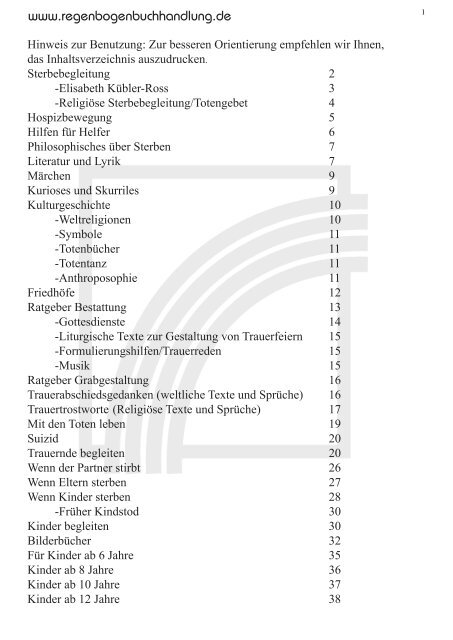 als PDF-Datei - Regenbogen-Buchhandlung