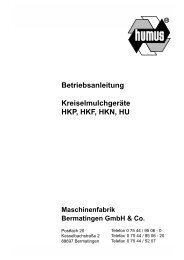Download - Maschinenfabrik Bermatingen GmbH & Co. KG | Mulcher