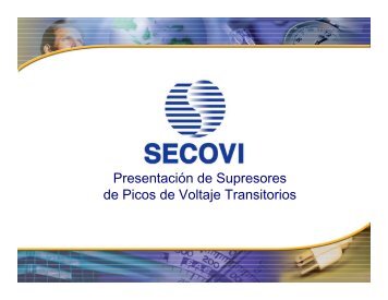 Que son los supresores de picos de voltaje? - Secovi, SA de CV